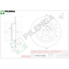 5778 PILENGA Гальмівний диск