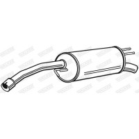 21484 WALKER Глушник вихлопних газів кінцевий