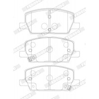 FDB4914 FERODO КомплеК т гальмівних колодок, дискове гальмо