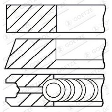08-336500-00 GOETZE ENGINE Комплект поршневих кілець