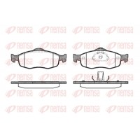 0432.00 REMSA Комплект гальмівних колодок дисковий гальм