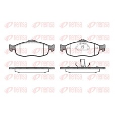 0432.00 REMSA Комплект гальмівних колодок дисковий гальм