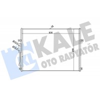 385700 KALE OTO RADYATÖR Конденсатор кондиціонера