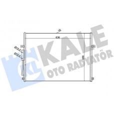 385700 KALE OTO RADYATÖR Конденсатор кондиціонера