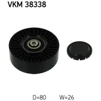 VKM 38338 SKF Паразитный / ведущий ролик, Поліклиновий ремінь