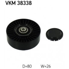 VKM 38338 SKF Паразитный / ведущий ролик, Поліклиновий ремінь