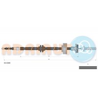 05.0268 ADRIAUTO Тросик, cтояночный тормоз