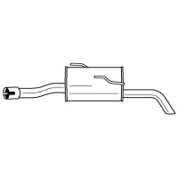 45628 SIGAM Глушник вихлопних газів кінцевий