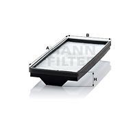 CU 4408 MANN-FILTER Фільтр повітря у внутрішньому просторі