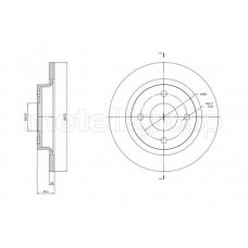800-1846C CIFAM Гальмівний диск