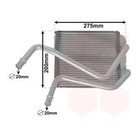 58006378 VAN WEZEL Теплообмінник обігрів салону