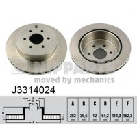 J3314024 NIPPARTS Гальмівний диск