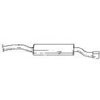 18654 SIGAM Глушник вихлопних газів кінцевий