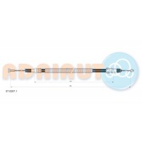 07.0207.1 ADRIAUTO Тросик, cтояночный тормоз