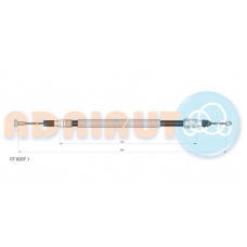 07.0207.1 ADRIAUTO Тросик, cтояночный тормоз