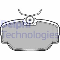 LP914 DELPHI Комплект гальмівних колодок дисковий гальм