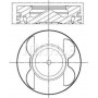001 PI 00190 000 MAHLE Поршень
