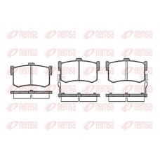 0242.02 REMSA Комплект гальмівних колодок дисковий гальм