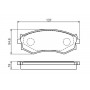 0 986 461 139 BOSCH КомплеК т гальмівних колодок, дискове гальмо