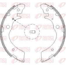 4383.00 REMSA Комплект гальмівних колодок