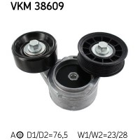VKM 38609 SKF натяжний ролик, Поліклиновий ремінь