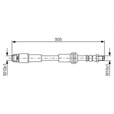 1 987 481 675 BOSCH Гальмівний шланг