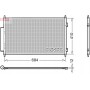 DCN40027 DENSO Конденсатор кондиціонера