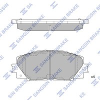 SP1377 Hi-Q Комплект гальмівних колодок дисковий гальм