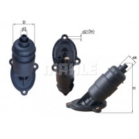 HX 155 MAHLE Гідрофільтр автоматична коробка передач