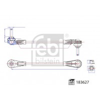183627 FEBI BILSTEIN Тяга стійка стабілізатор