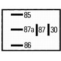 4RD965453041 HELLA BOSCH Мікро реле 12 V 20/10 A DB; CASE; JOHN DEERE