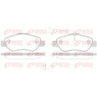 1100.21 REMSA Комплект гальмівних колодок дисковий гальм