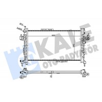 356875 KALE OTO RADYATÖR Радіатор охолодження двигуна