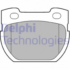 LP777 DELPHI Комплект гальмівних колодок дисковий гальм