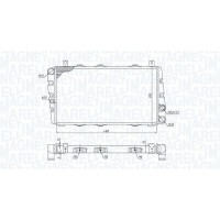 350213189700 MAGNETI MARELLI Радіатор охолодження двигуна