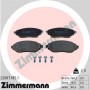 22087.185.1 ZIMMERMANN Комплект гальмівних колодок дисковий гальм