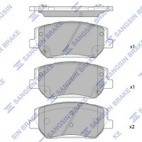 SP1913 Hi-Q Комплект гальмівних колодок дисковий гальм