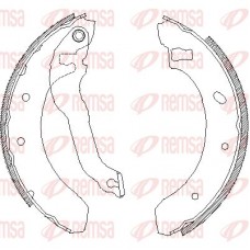4395.00 REMSA Комплект гальмівних колодок