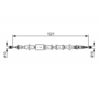 1 987 482 109 BOSCH Тросик, cтояночный тормоз