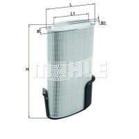 LX 1009/6 MAHLE Повітряний фільтр