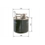 0 450 906 458 BOSCH Паливний фільтр