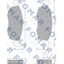 FO 478981 FOMAR Friction КомплеК т гальмівних колодок, дискове гальмо