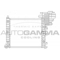 104178 AUTOGAMMA Радіатор охолодження двигуна