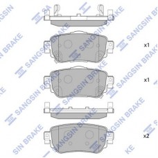 SP4140 Hi-Q Комплект гальмівних колодок дисковий гальм SP4140 Hi-Q Комплект гальмівних колодок дисковий гальм