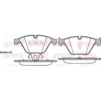 0857.10 REMSA Комплект гальмівних колодок дисковий гальм