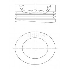 028 PI 00155 000 MAHLE Поршень
