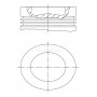028 PI 00155 000 MAHLE Поршень
