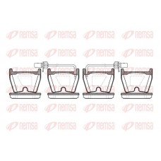 0896.02 REMSA Комплект гальмівних колодок дисковий гальм