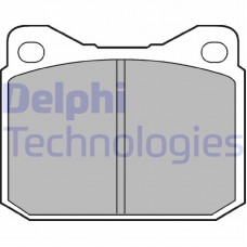 LP117 DELPHI Комплект гальмівних колодок дисковий гальм