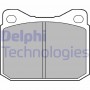LP117 DELPHI Комплект гальмівних колодок дисковий гальм